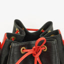 Louis Vuitton Noe Grande GM Bslck And Red EPI Leather Shoulder Bag