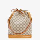 Louis Vuitton Noé Grande GM Damier Azur Canvas Shoulder Bag