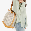 Louis Vuitton Noé Grande GM Damier Azur Canvas Shoulder Bag