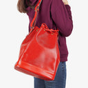 Louis Vuitton Noe Grande GM Red EPI Leather Shoulder Bag