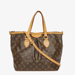 Borsa a spalla Louis Vuitton Palermo PM in tela Monogram