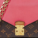 Louis Vuitton Pallas Rose Litchi Chain Monogram Canvas Bag