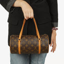 Louis Vuitton Papillon 25 Vintage Monogram Canvas Handbag
