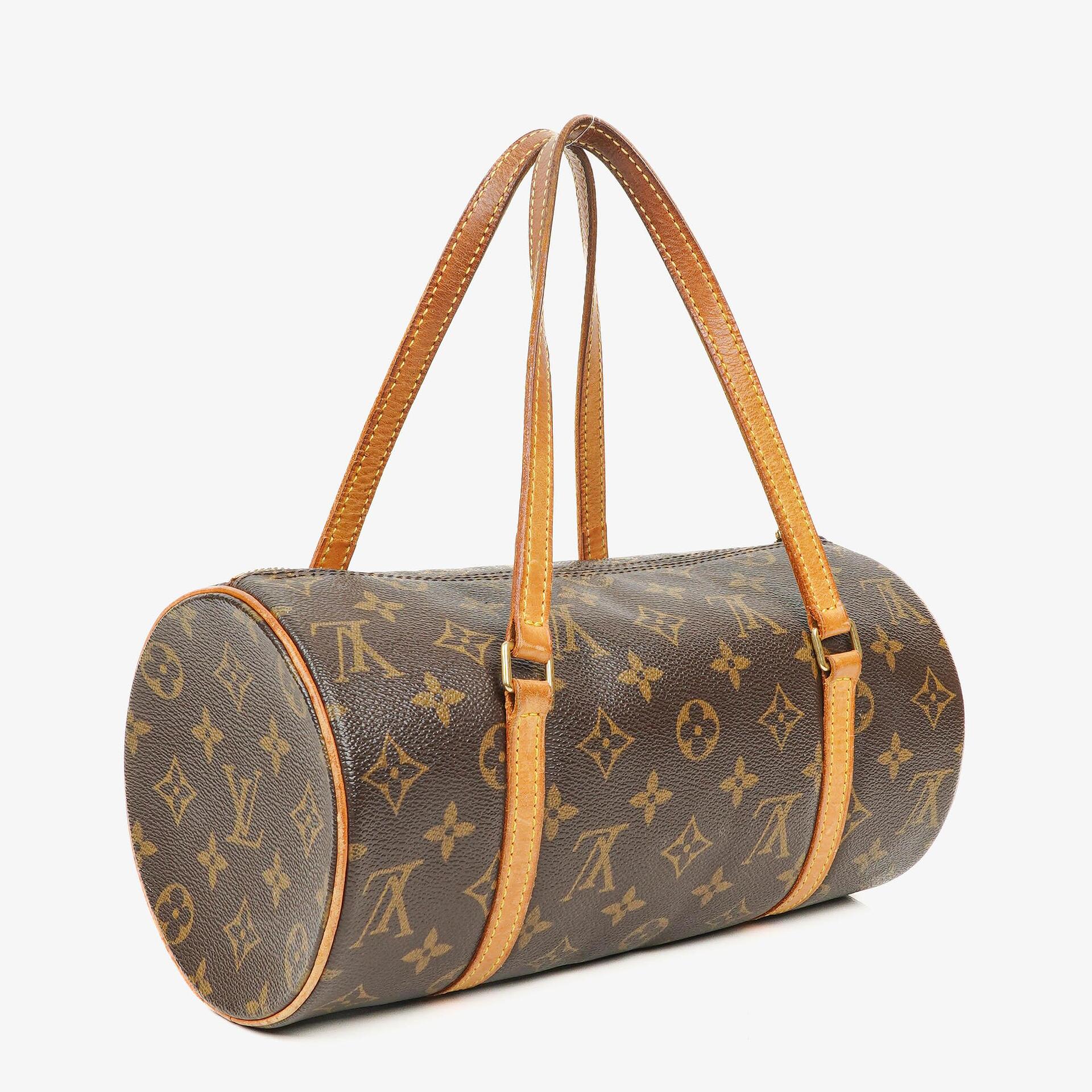 Louis Vuitton Papillon 25 Vintage Monogram Canvas Handbag