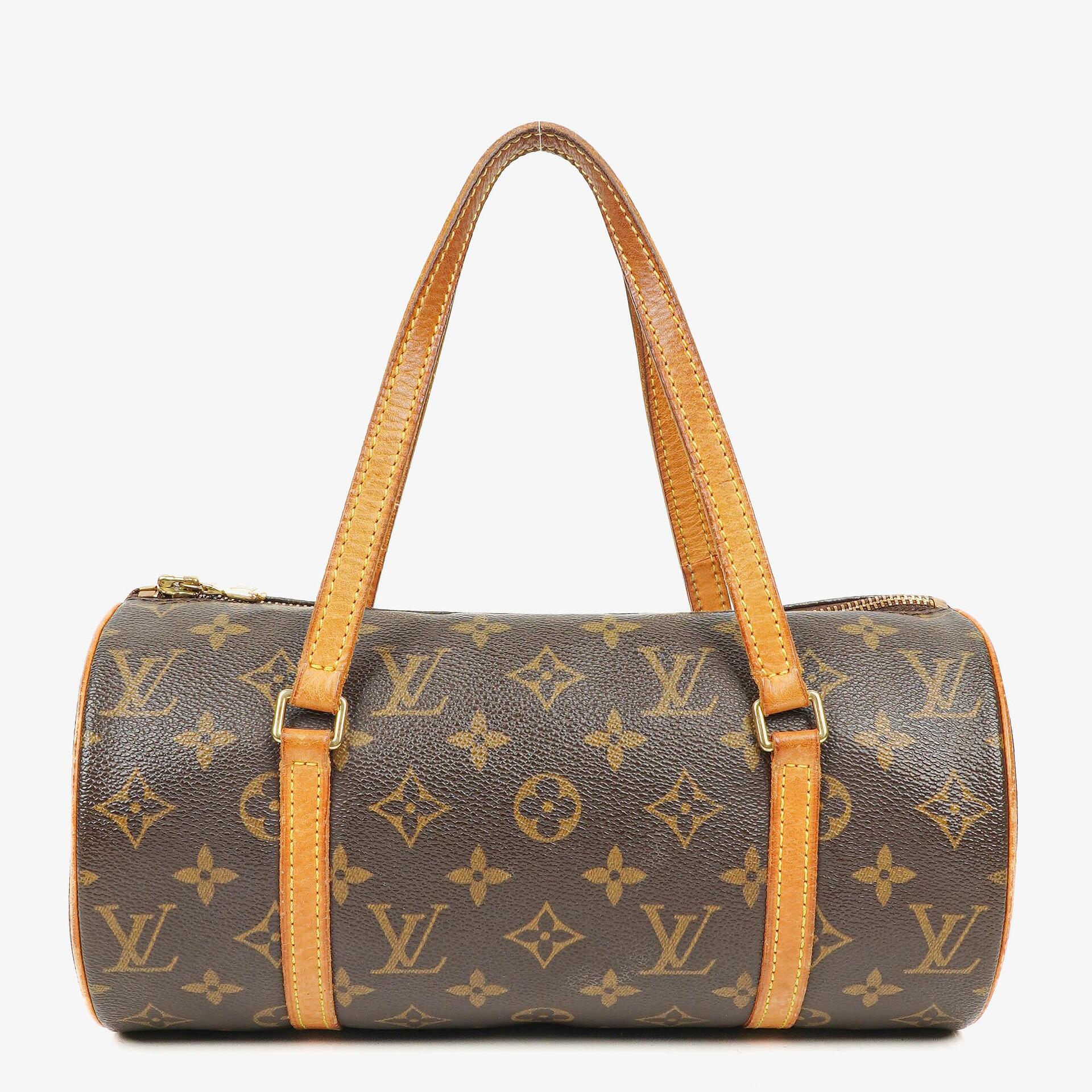 Louis Vuitton Papillon 25 Vintage Monogram Canvas Handbag