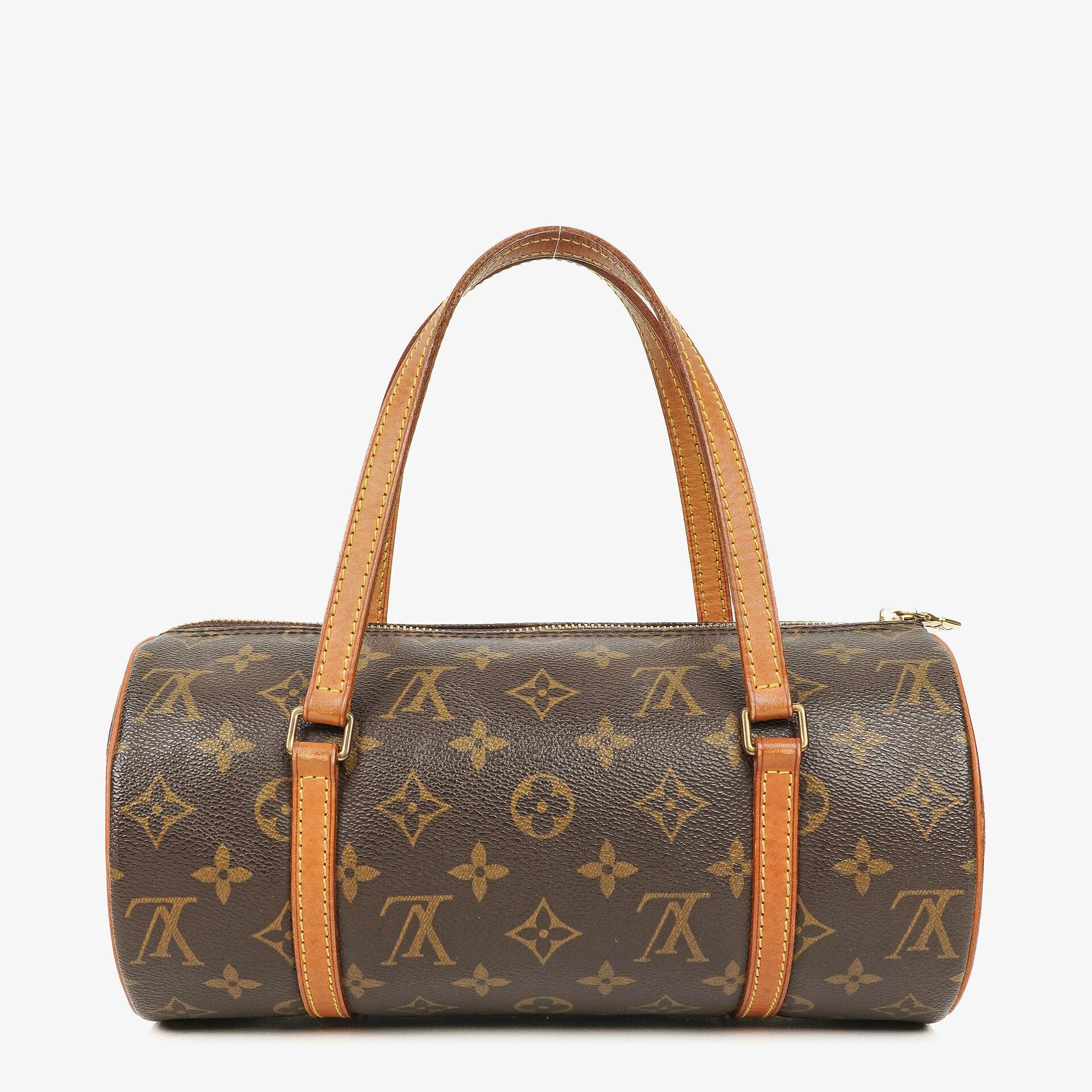 Louis Vuitton Papillon 25 Vintage Monogram Canvas Handbag