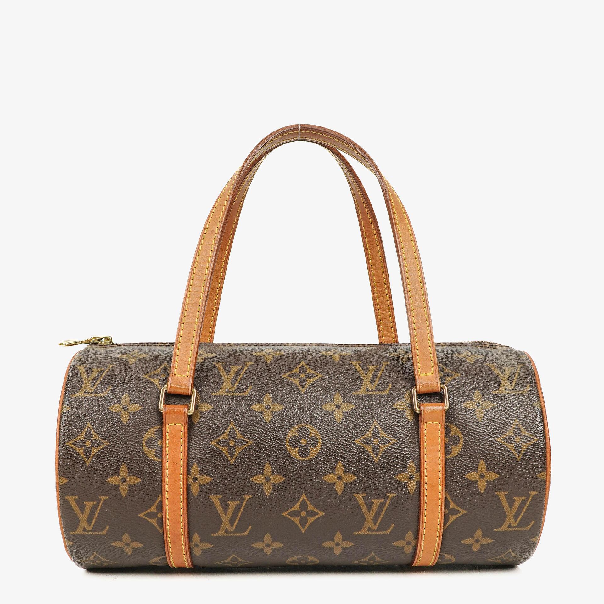 Louis Vuitton Papillon 25 Vintage Monogram Canvas Handbag