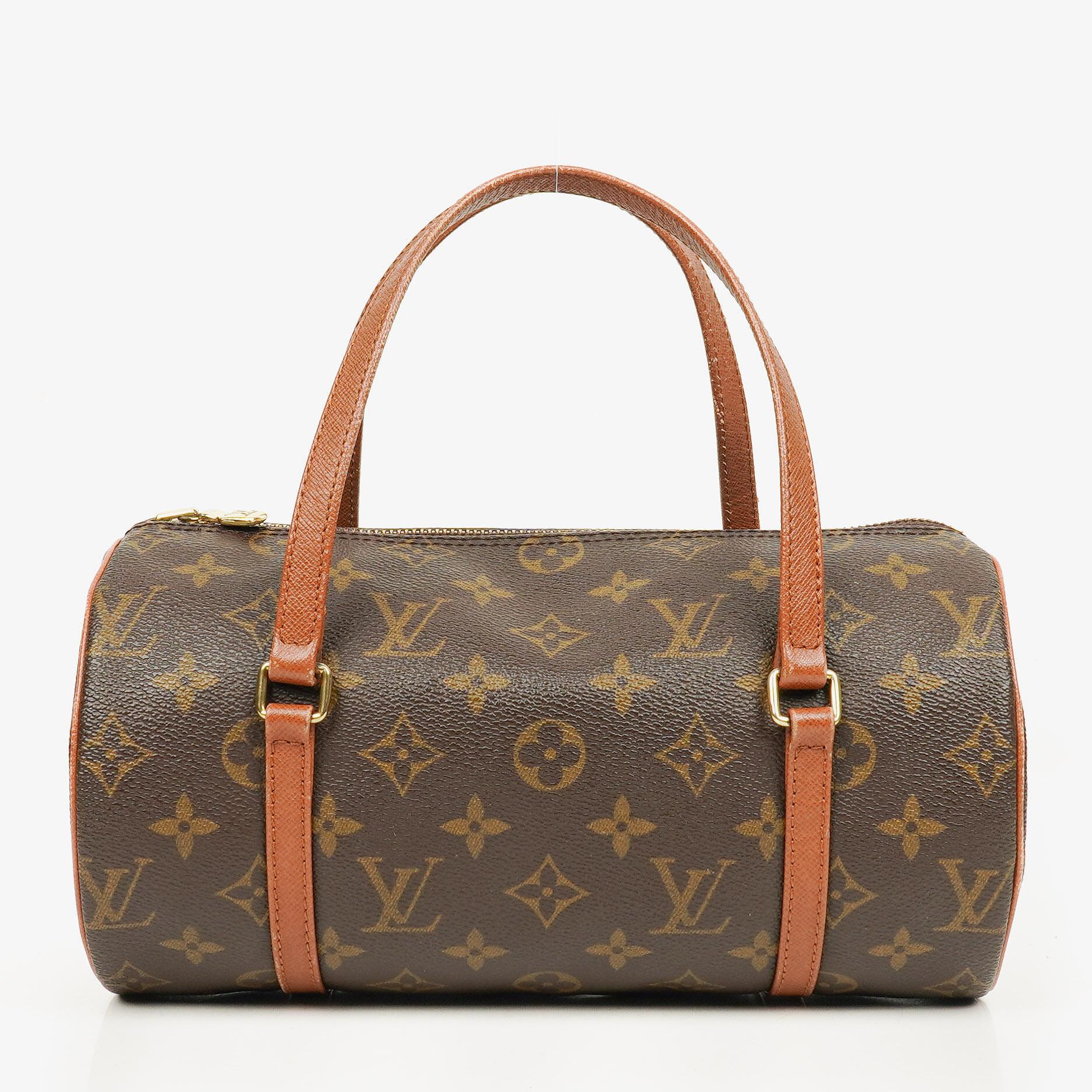 Louis Vuitton Papillon 25 Vintage Monogram Canvas Handbag
