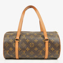 Louis Vuitton Papillon 25 Vintage Monogram Canvas Handbag