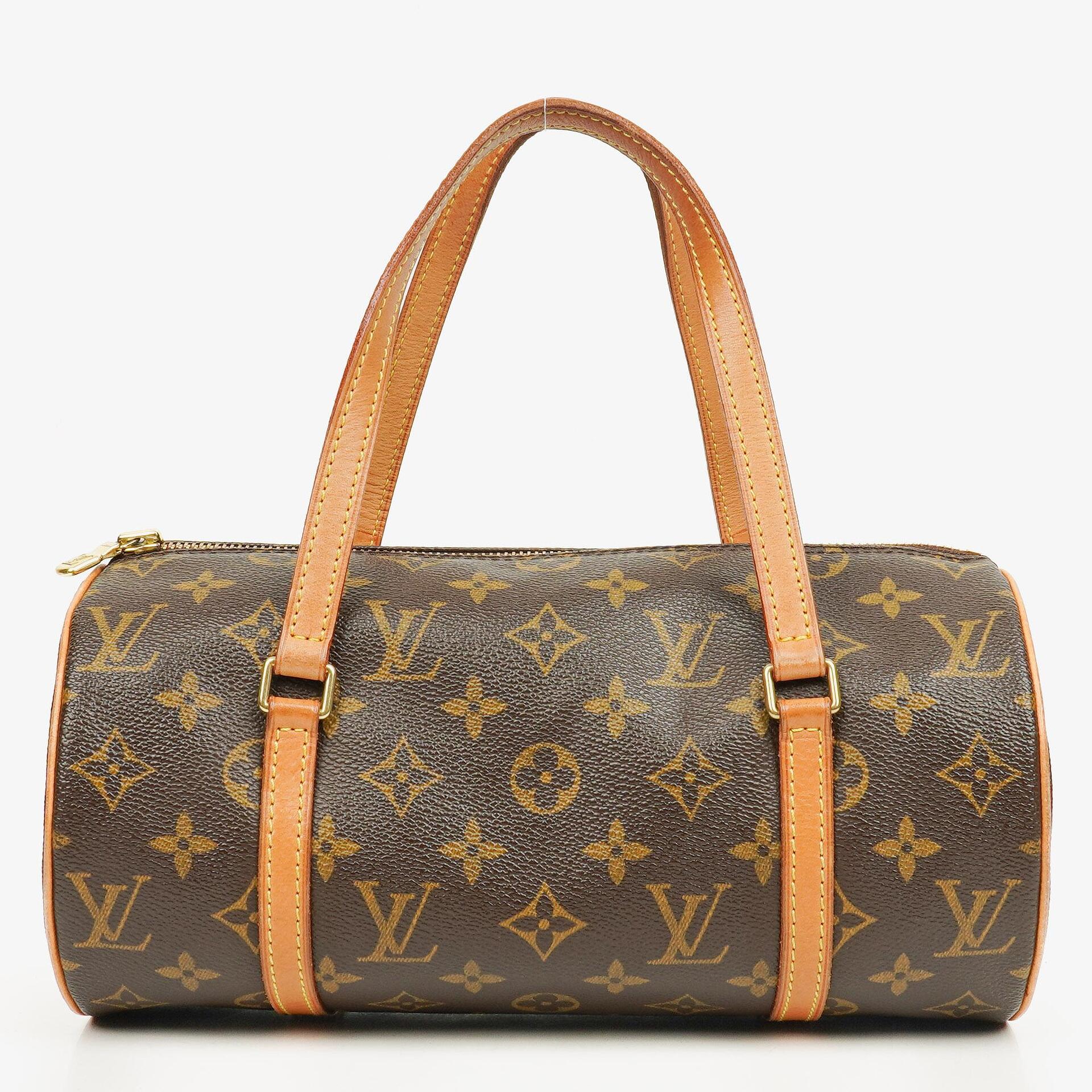 Louis Vuitton Papillon 25 Vintage Monogram Canvas Handbag