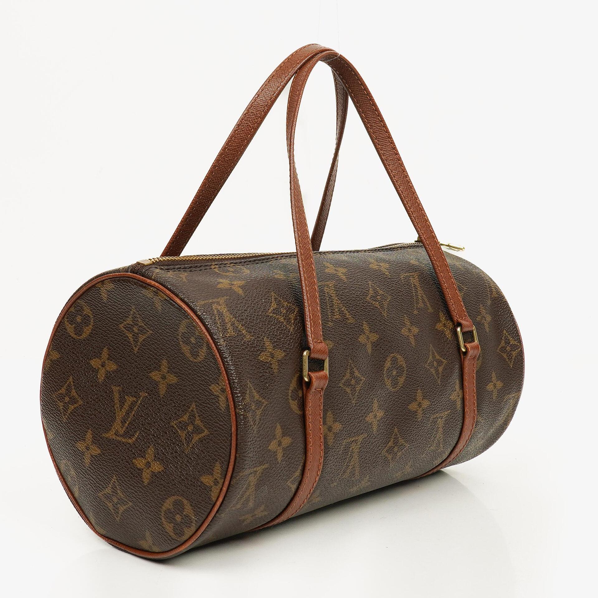 Louis Vuitton Papillon 25 Vintage Monogram Canvas Handbag