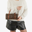 Louis Vuitton Papillon 25 Vintage Monogram Canvas Handbag