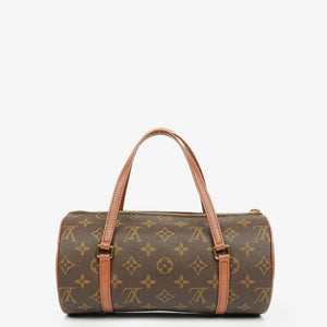 Louis Vuitton Papillon 25 Vintage Monogram Canvas Handbag