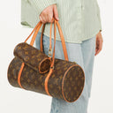 Louis Vuitton Papillon 30 Vintage Monogram Canvas Handbag With Mini Papillon Pochette