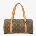 Louis Vuitton Papillon 30 Vintage Monogram Canvas Handbag With Mini Papillon Pochette