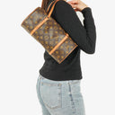 Louis Vuitton Papillon 30 Vintage Monogram Canvas Handbag With Mini Papillon Pochette