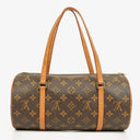 Louis Vuitton Papillon 30 Vintage Monogram Canvas Handbag With Mini Papillon Pochette