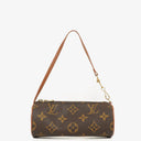 Louis Vuitton Papillon 30 Vintage Monogram Canvas Handbag With Mini Papillon Pochette