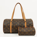 Louis Vuitton Papillon 30 Vintage Monogram Canvas Handbag With Mini Papillon Pochette