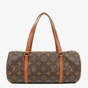 Louis Vuitton Papillon 30 Vintage Monogram Canvas Handbag With Mini Papillon Pochette