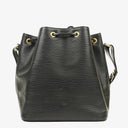 Louis Vuitton Petit Noe Black EPI Leather Shoulder Bag