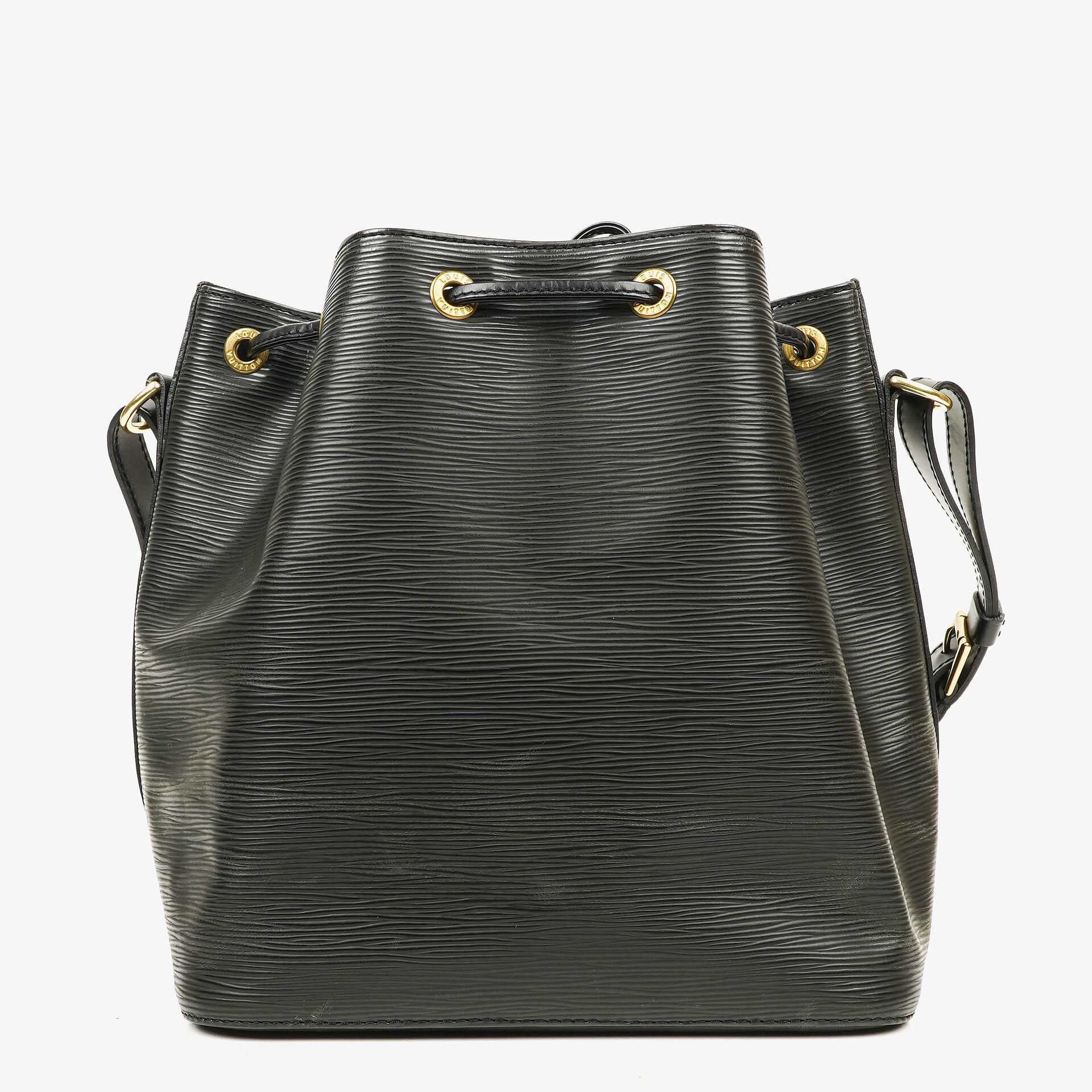 Louis Vuitton Petit Noe Black EPI Leather Shoulder Bag