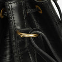 Louis Vuitton Petit Noe Black EPI Leather Shoulder Bag