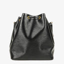 Louis Vuitton Petit Noe Black EPI Leather Shoulder Bag