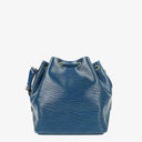 Louis Vuitton Petit Noe Blue EPI Leather Shoulder Bag