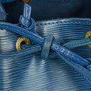 Louis Vuitton Petit Noe Blue EPI Leather Shoulder Bag