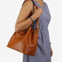 Louis Vuitton Petit Noe Cognac EPI Leather Shoulder Bag