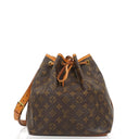 Louis Vuitton Petit Noe Monogram Canvas Shoulder Bag