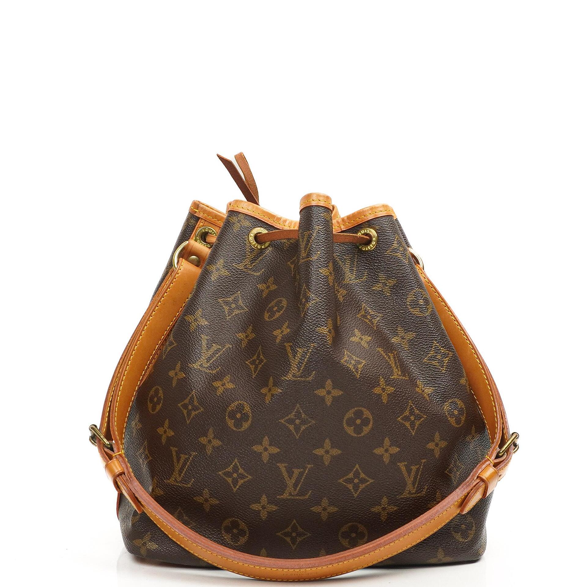 Louis Vuitton Petit Noe Monogram Canvas Shoulder Bag