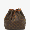 Louis Vuitton Petit Noe Monogram Canvas Shoulder Bag