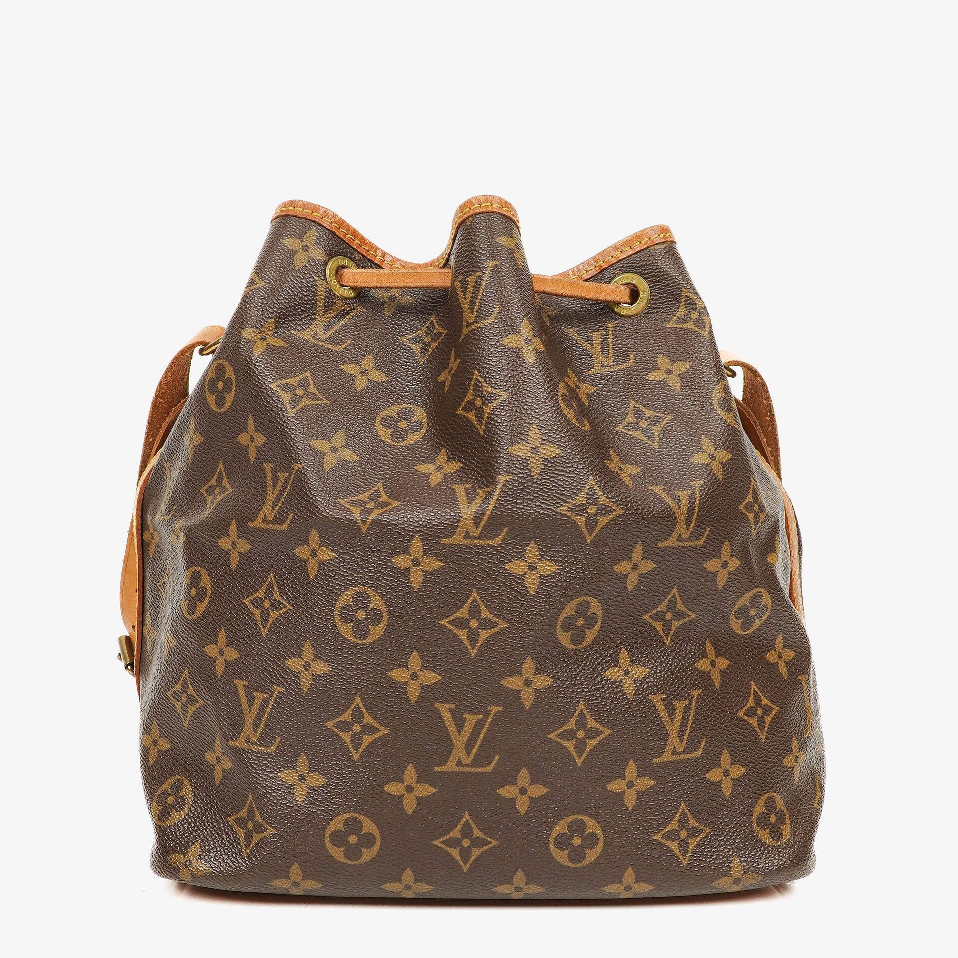 Louis Vuitton Petit Noe Monogram Canvas Shoulder Bag