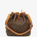Louis Vuitton Petit Noe Monogram Canvas Shoulder Bag
