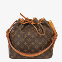 Louis Vuitton Petit Noe Monogram Canvas Shoulder Bag