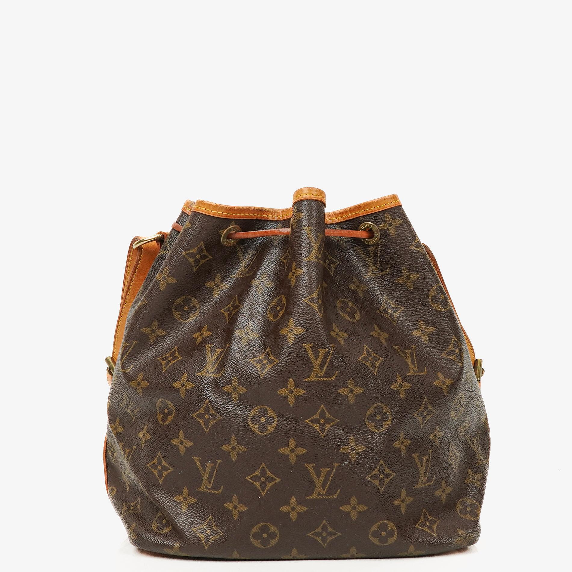 Louis Vuitton Petit Noe Monogram Canvas Shoulder Bag