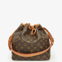 Louis Vuitton Petit Noe Monogram Canvas Shoulder Bag