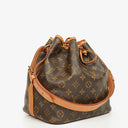 Louis Vuitton Petit Noe Monogram Canvas Shoulder Bag