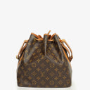Louis Vuitton Petit Noe Monogram Canvas Shoulder Bag