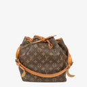 Louis Vuitton Petit Noe Monogram Canvas Shoulder Bag
