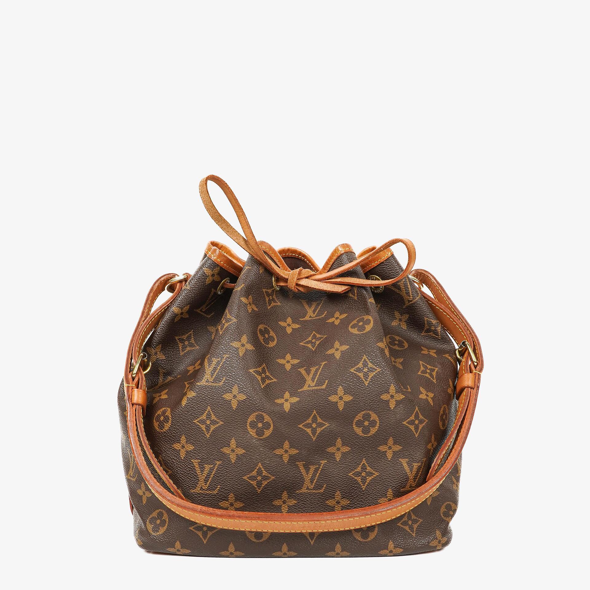 Pre-Loved Louis Vuitton Petit Noe Monogram Canvas Shoulder Bag 