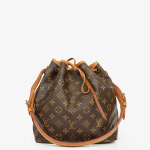 Louis Vuitton Petit Noe Monogram Canvas Axelväska
