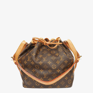 Bolso de hombro Louis Vuitton Petit Noe en lona Monogram