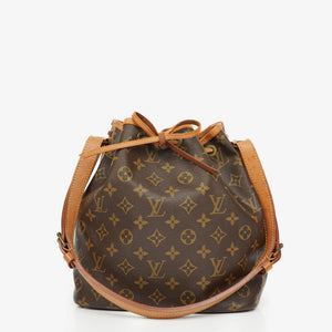 Bolso de hombro Louis Vuitton Petit Noe en lona Monogram