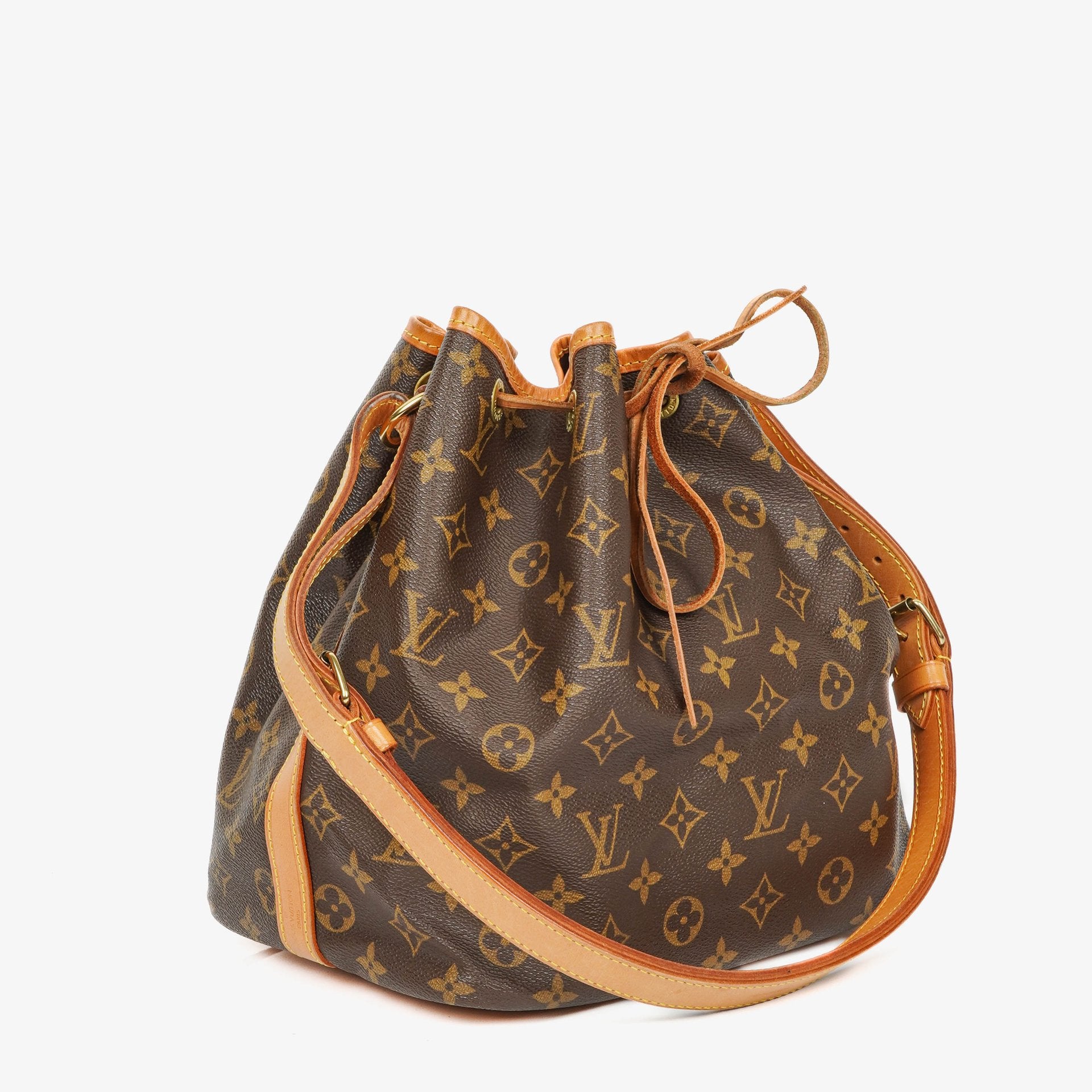 Louis Vuitton Petit Noe Monogram Canvas Shoulder Bag
