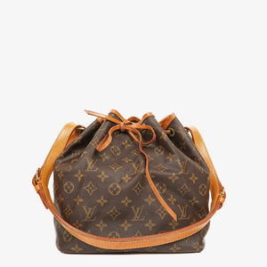 Sac bandoulière Louis Vuitton Petit Noe en toile Monogram