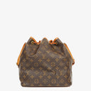 Louis Vuitton Petit Noe Monogram Canvas Shoulder Bag