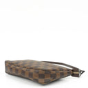 Louis Vuitton Pochette Accessoire Damier Ebebe Canvas Clutch Handbag